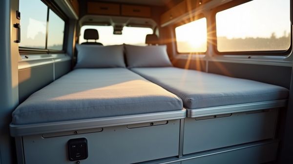 Aménagez votre van avec un lit peigne modulable et pratique