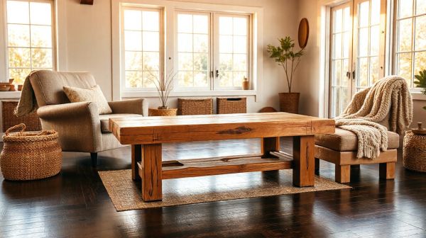 Top 10 tables basses en bois massif qui valorisent votre salon